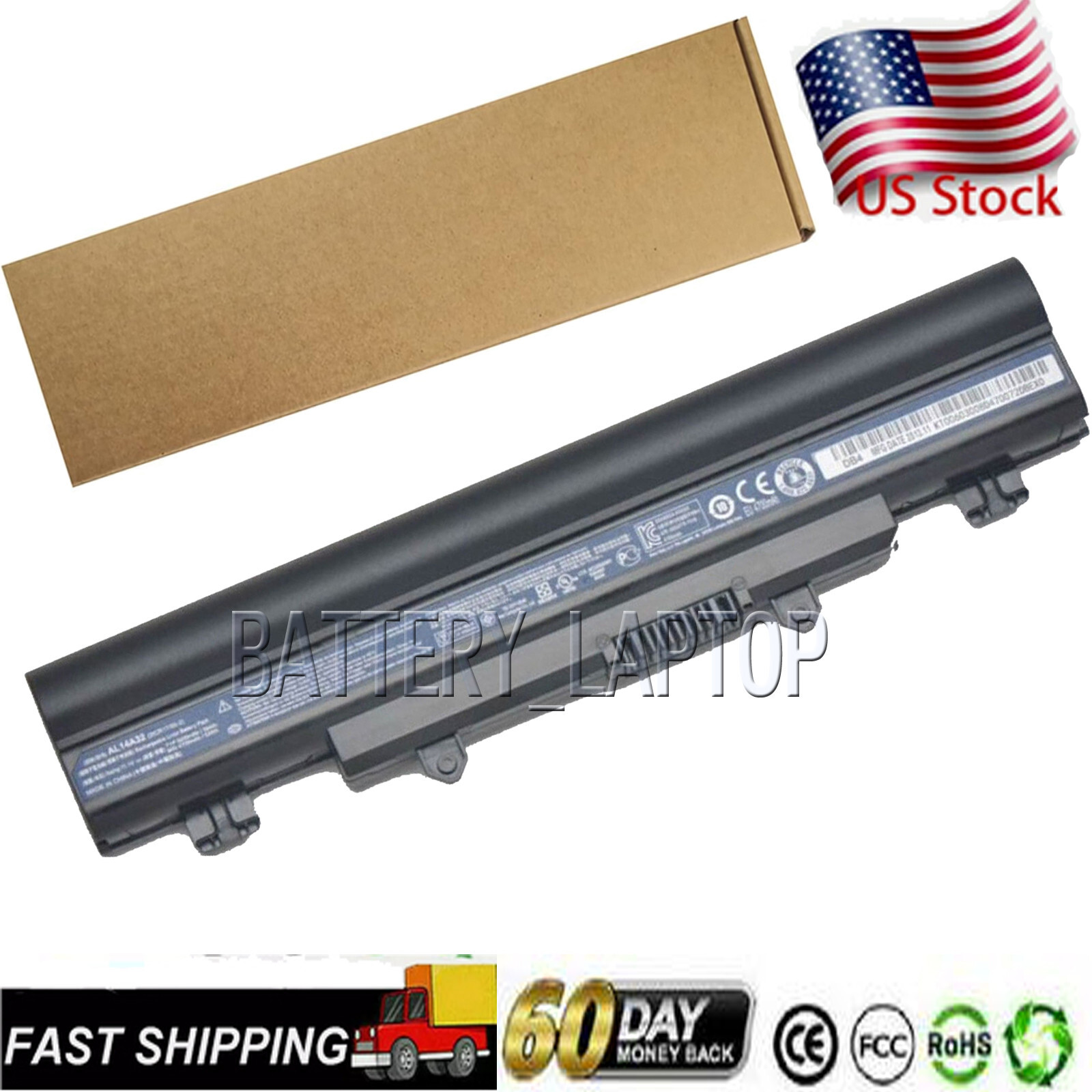 AL14A32 Battery for Acer Aspire E5-411 E5-421 E5-471 E5-571 V3-472 V3-572 V5-572