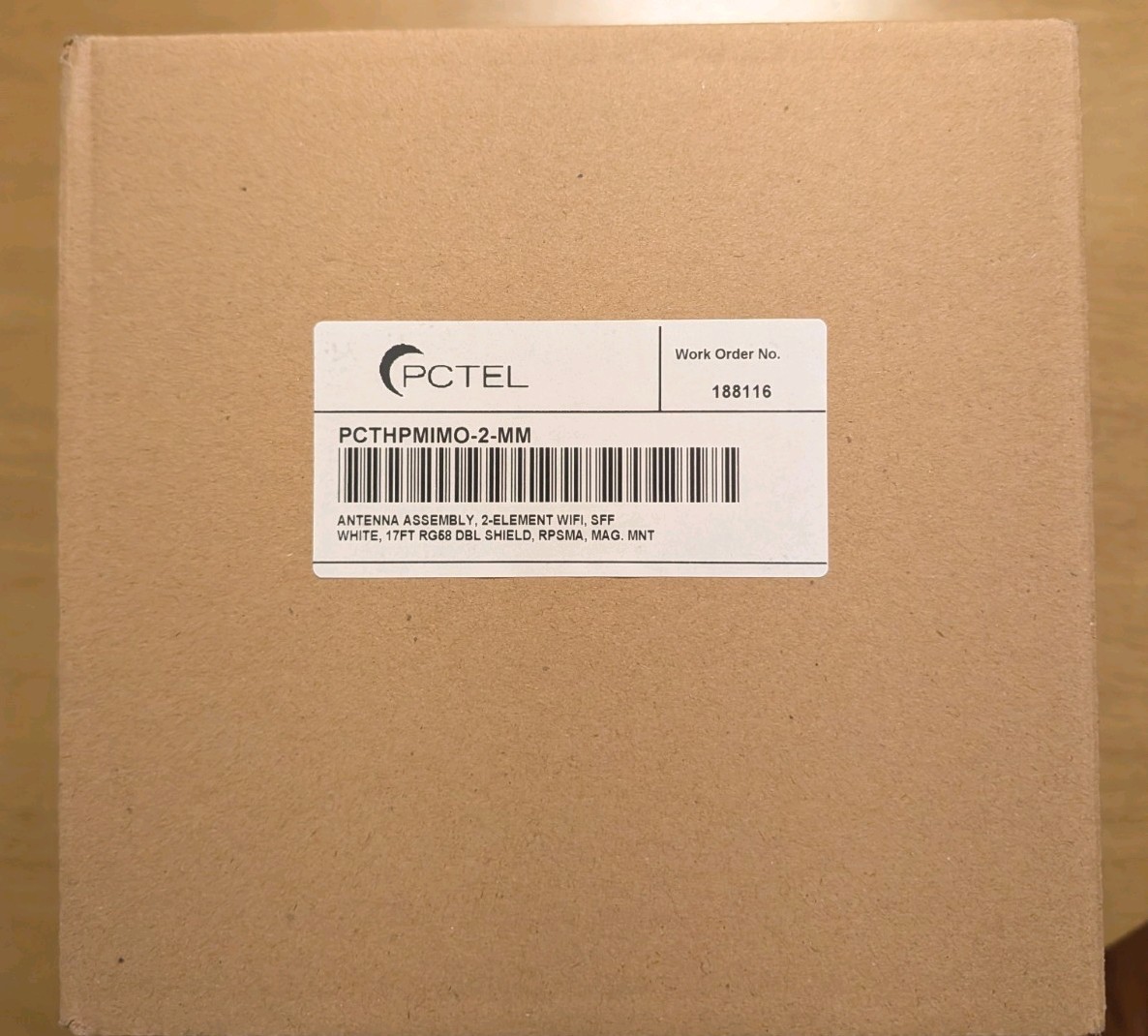 PCTEL PCTHPMIMO-2-MM 2-Port MIMO WiFi Antenna 2.4/5GHz Magnetic NEW