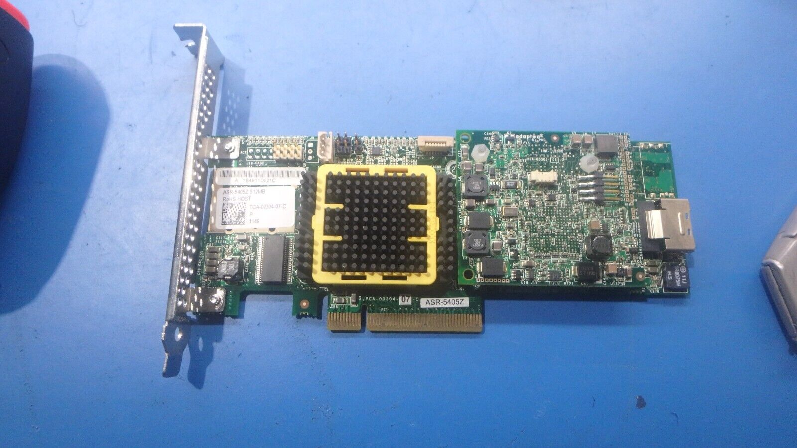 ADAPTEC ASR-5405Z  PCIE SAS/SATA  RAID CONTROLLER CARD