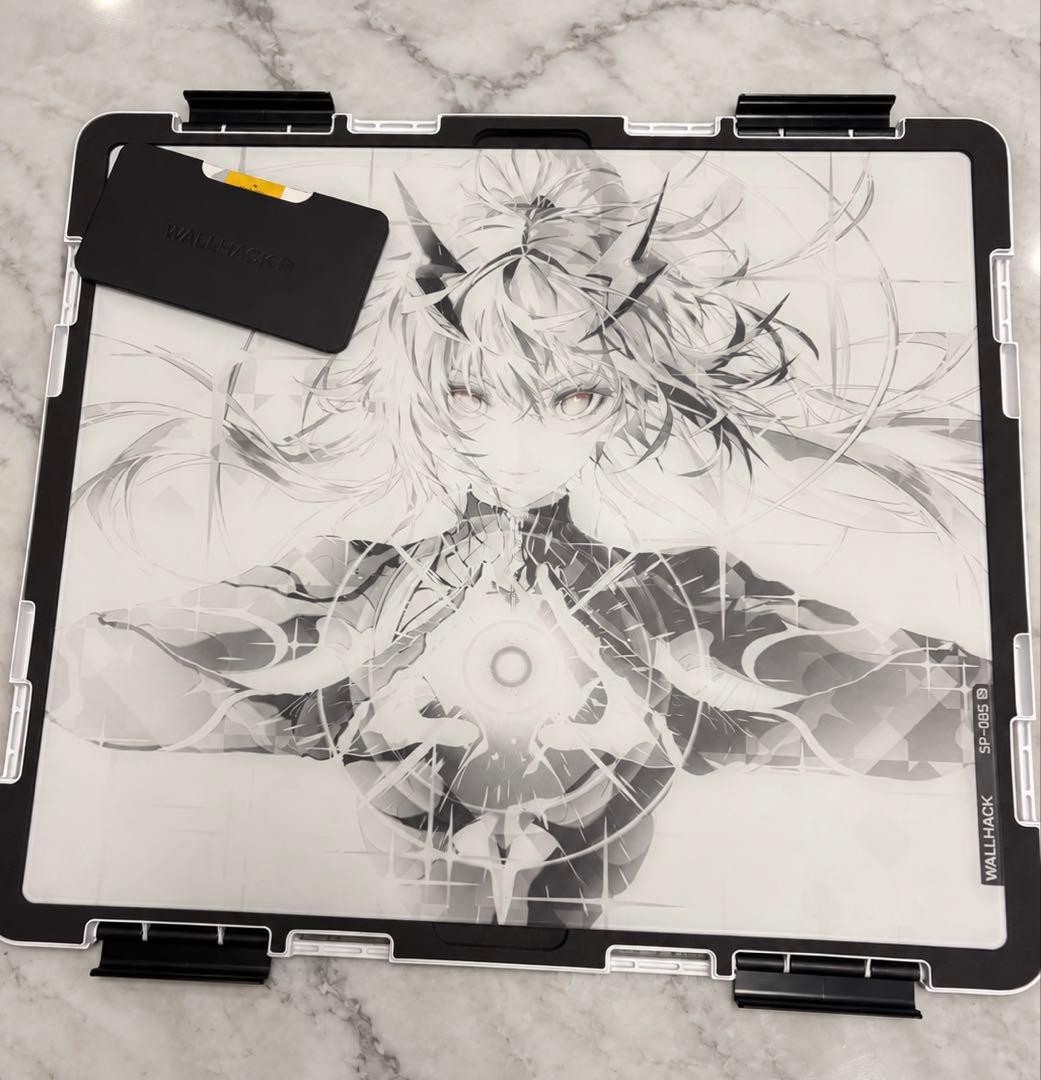 WALLHACK SP-005 Ascension Sora Glass Gaming Mouse Pad Serial 1500s
