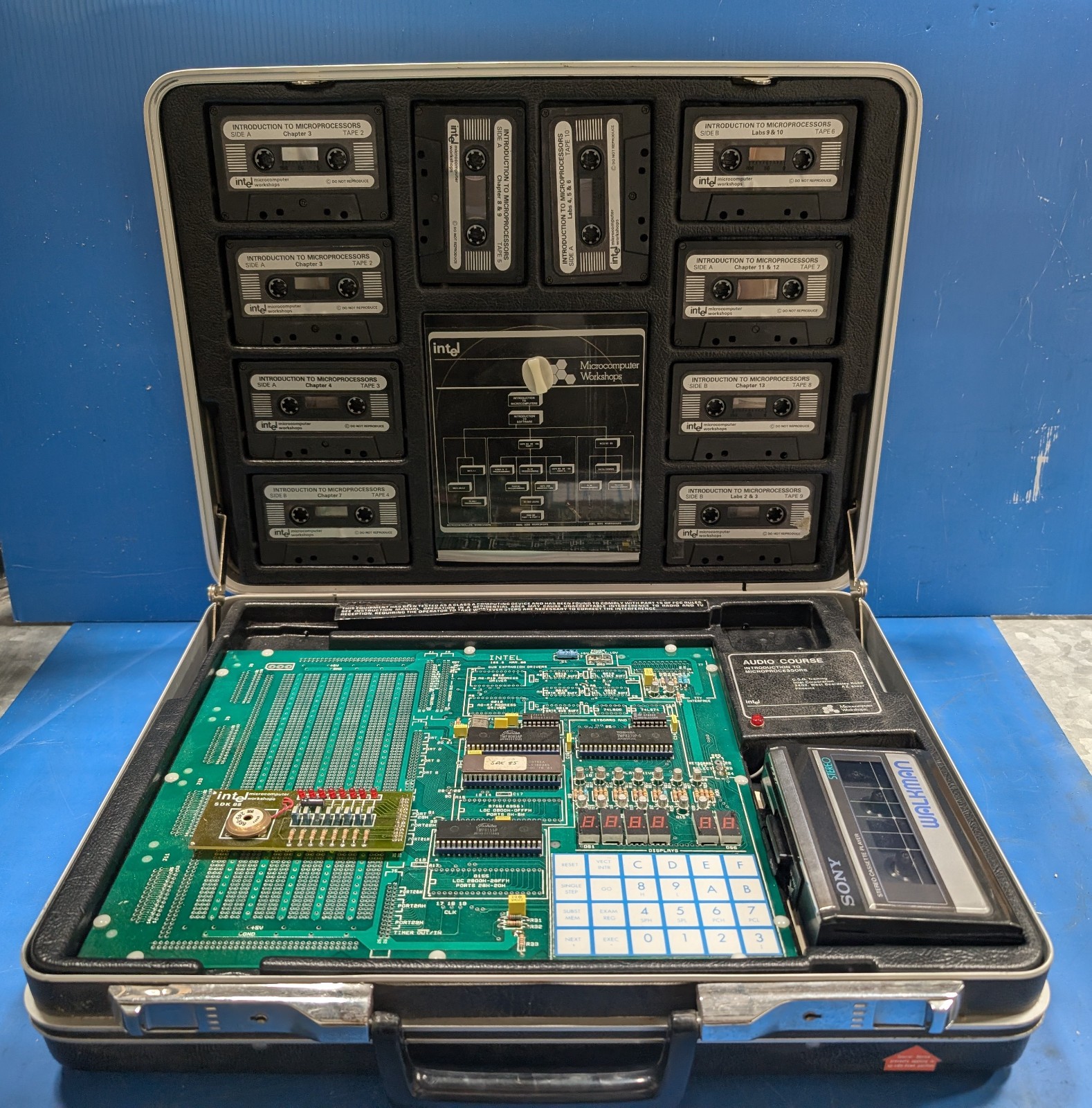 Intel SDK-85 System Microcomputer Workshop with audio tapes