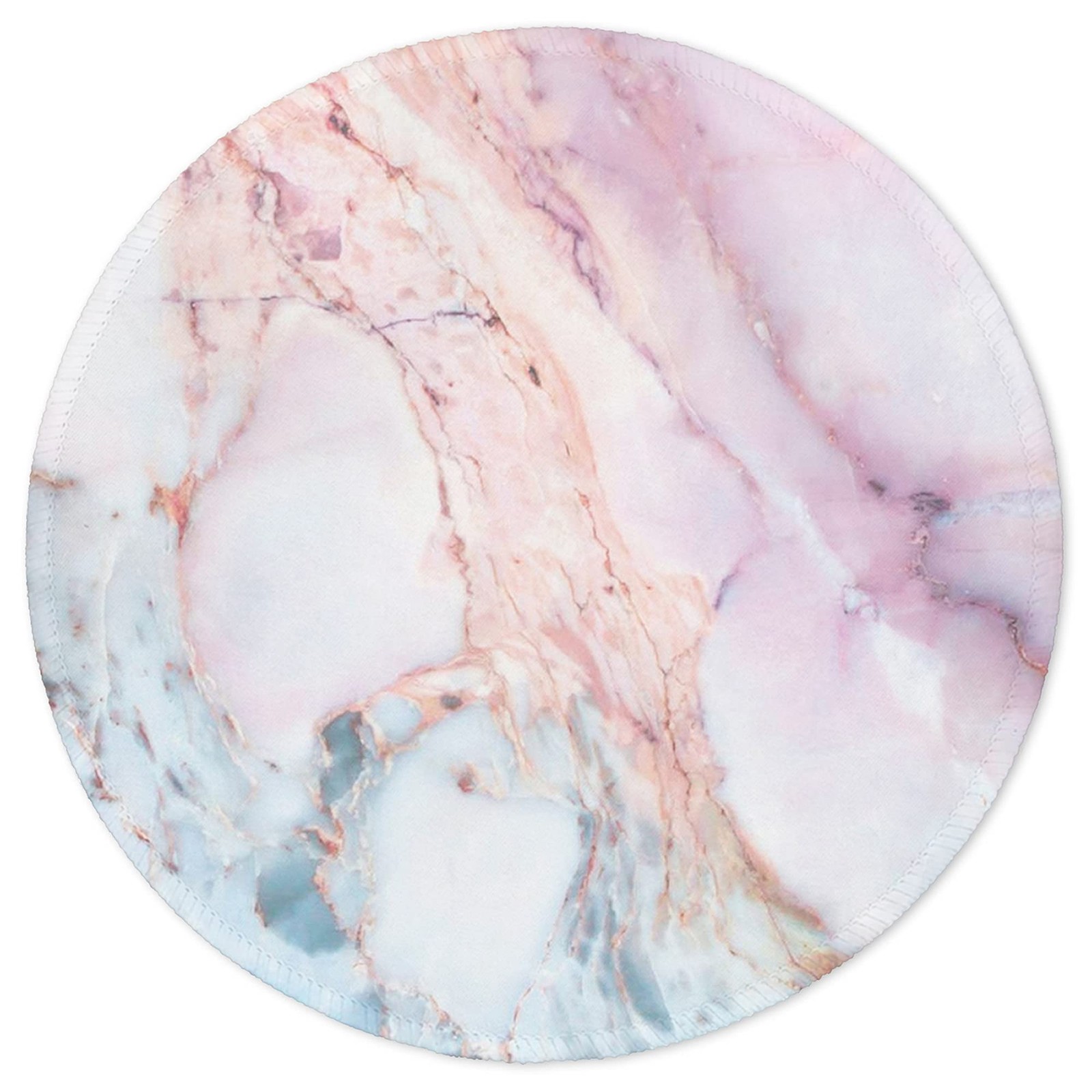 ITNRSIIET Marble Round Mouse Pad Pink 7.9L x 7.9W inches,
