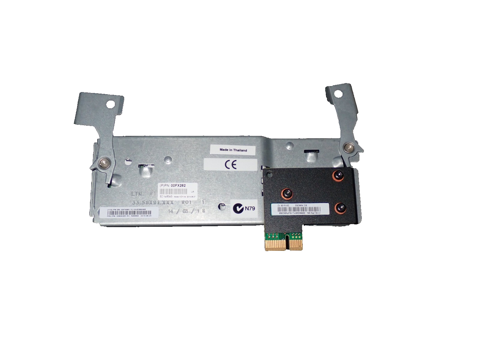 IBM 00WV511 PCIe3 Interface Card x8 w 6Gb Capacity CCIN 57DC Backup Power Module