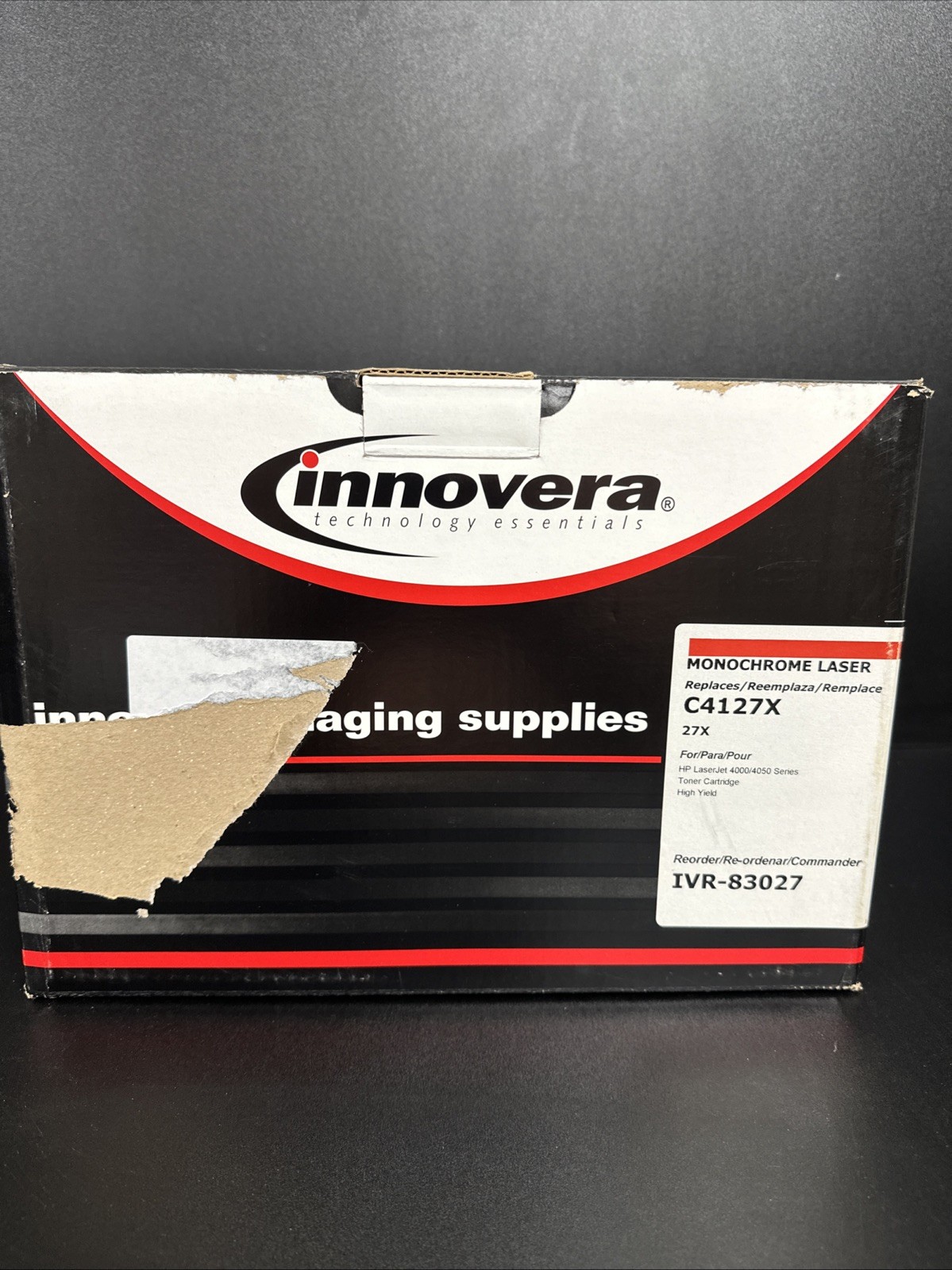 Innovera IVR-83027 High Yield Toner Fit/For HP LaserJet 4000/4050 Series Black
