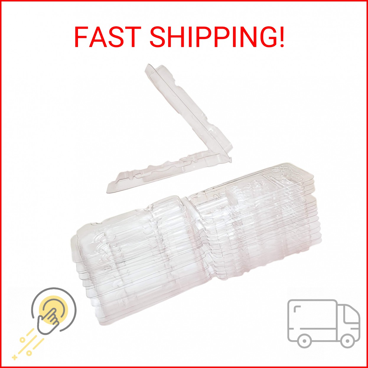 15PCS Computer CPU Case Tray Packaging Clamshell for AMD 938 940 AM1 AM2 AM3 AM4