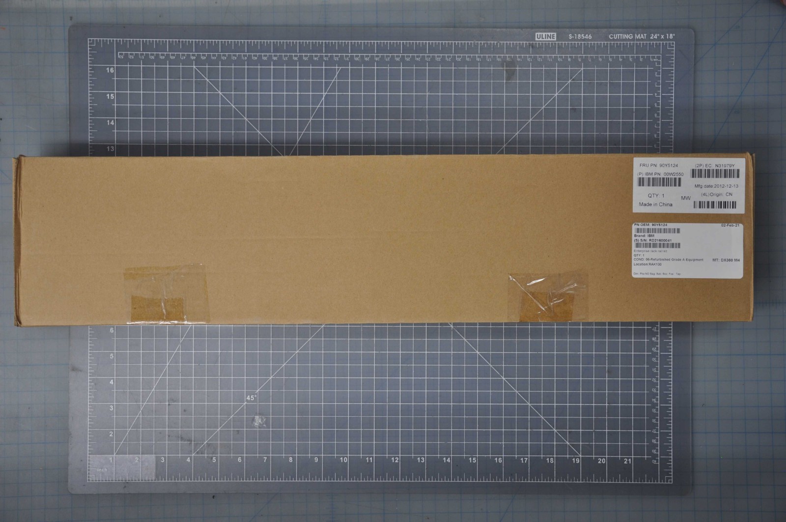 IBM Enterprise rack rail kit Grade A 90Y5124 