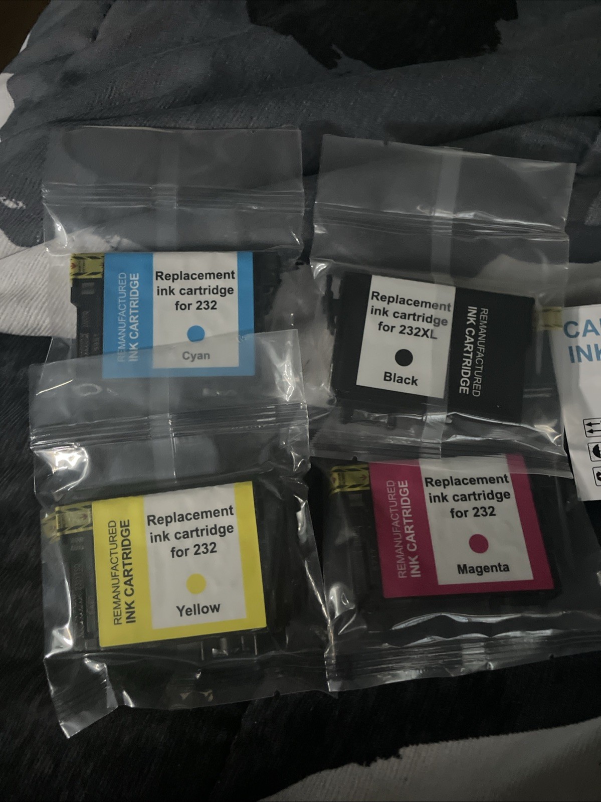 4 Pcs 232XL|232 Ink Replacement