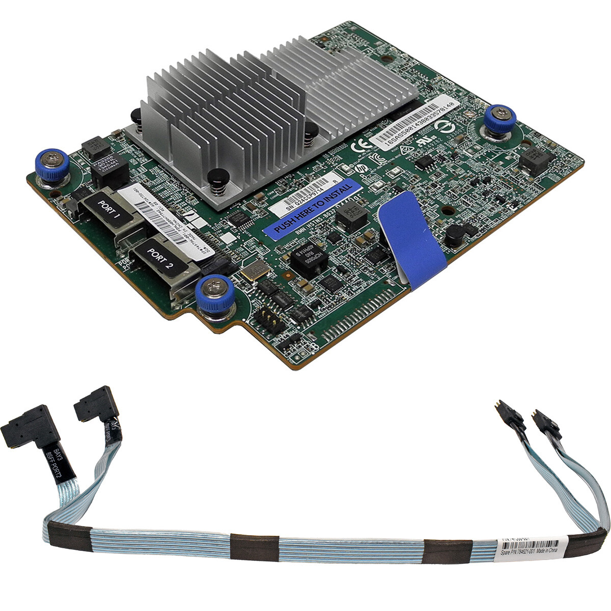 HP Smart Array P440ar 12G SAS RAID Controller 2GB FBWC 749796-001 +SAS Cable