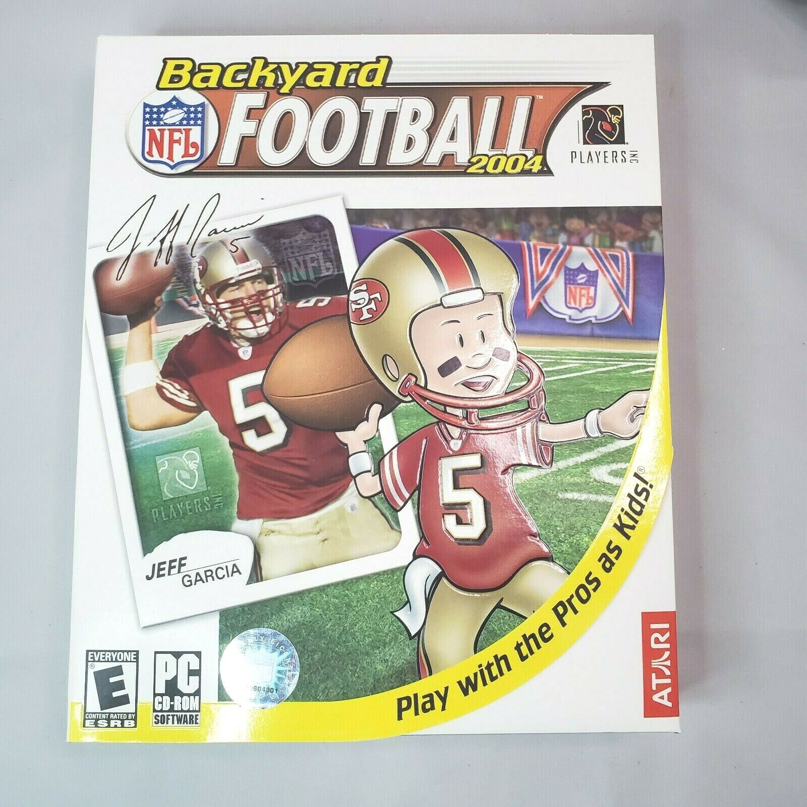 Backyard Football 2004 Big Box PC Game Jeff Garcia Version New Sealed 