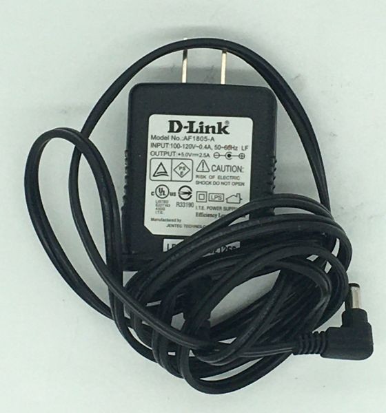 D-link af1805-a ac power adapter genuine 5v, 2.5a