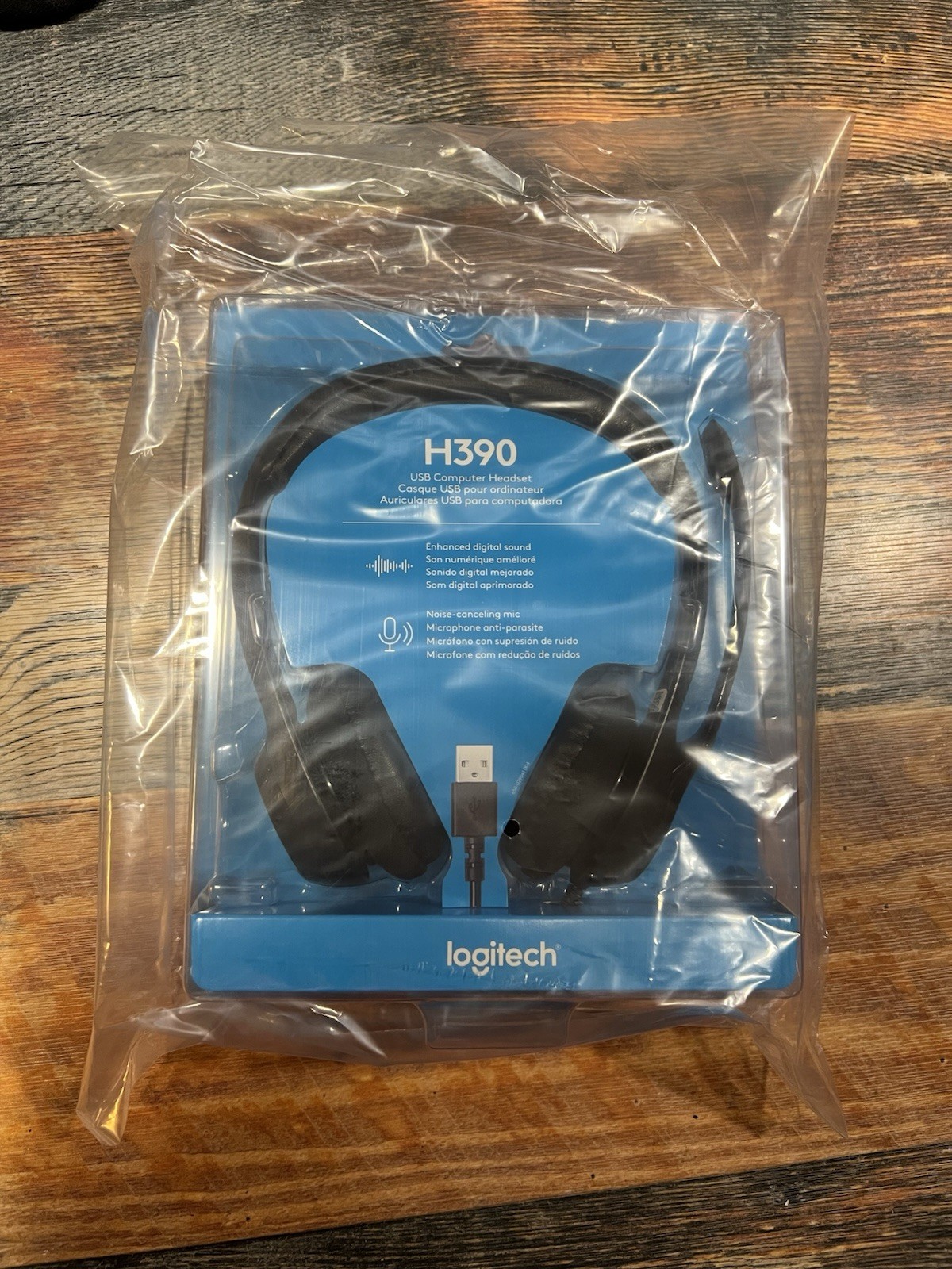 Headset Logitech Logi H390 ClearChat Comfort USB with Noise Canceling Mic