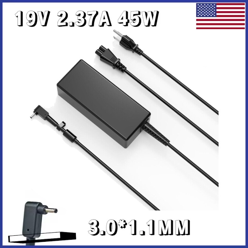 45W Laptop Charger Power Cord for Acer Aspire 3 5 Series A315 A515 3.0*1.1mm
