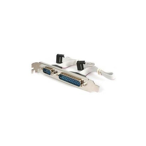 DB9 DB25 Serial Port Bracket DB9 and DB25 Dual RS232 Ports PCI Slot Cable Lot of