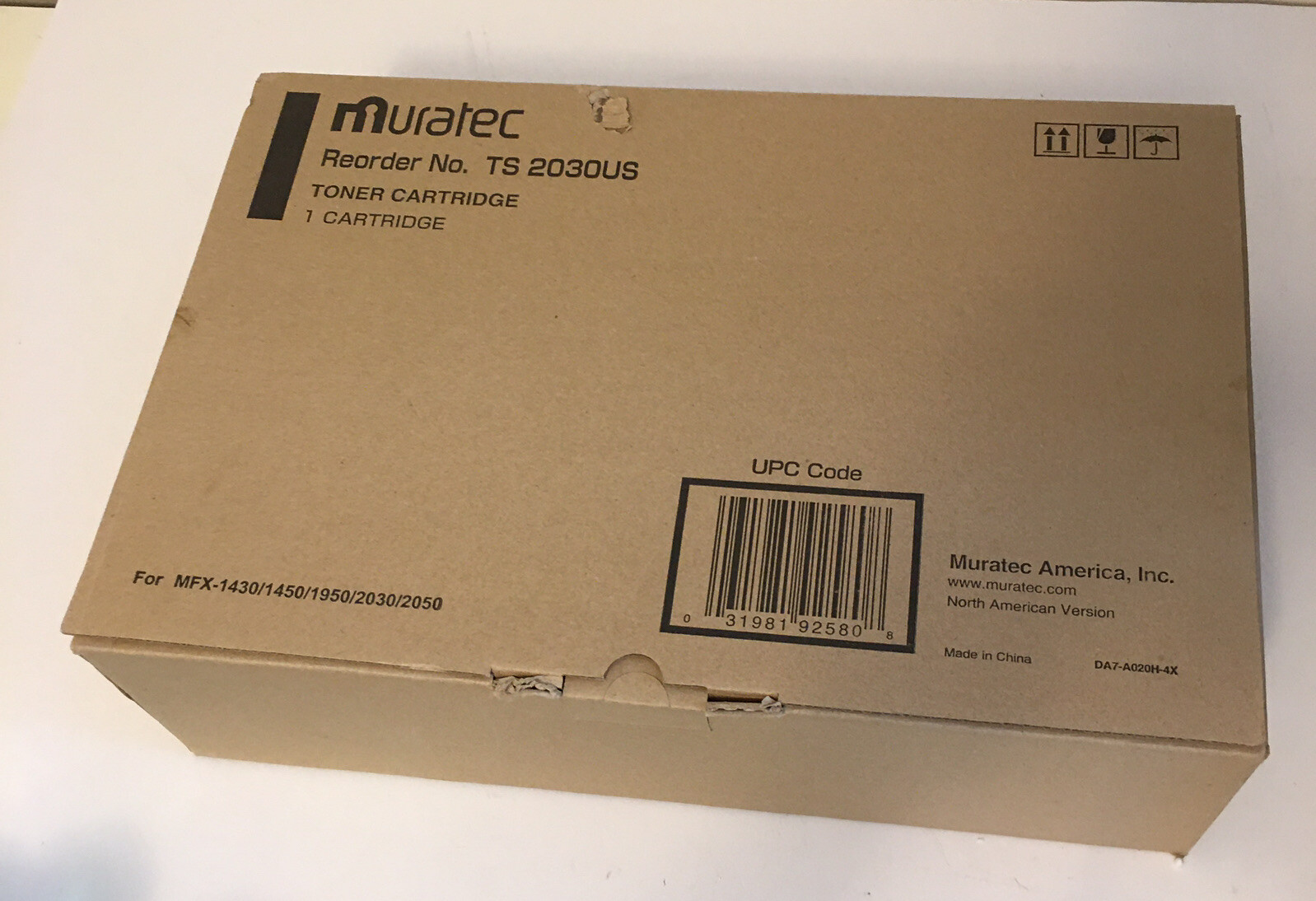 Muratec Genuine New TS2030US Toner Cartridge For MFX-1430 1450 1950 2030 2050