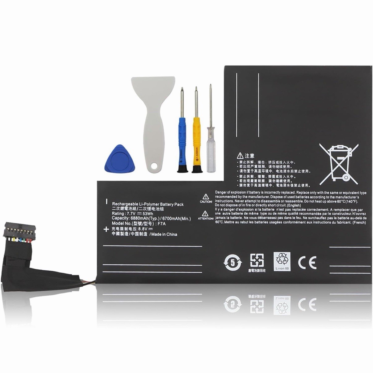 New 53Wh F7A F7G Battery For Steam Deck LCD/OLED Versions Handheld Gaming PC