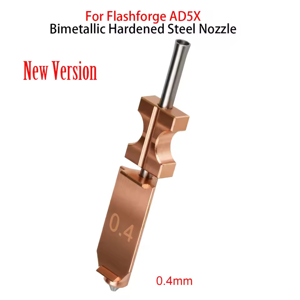 For Flashforge AD5X Upgraded Harden Hotend Nozzles 0.4mm