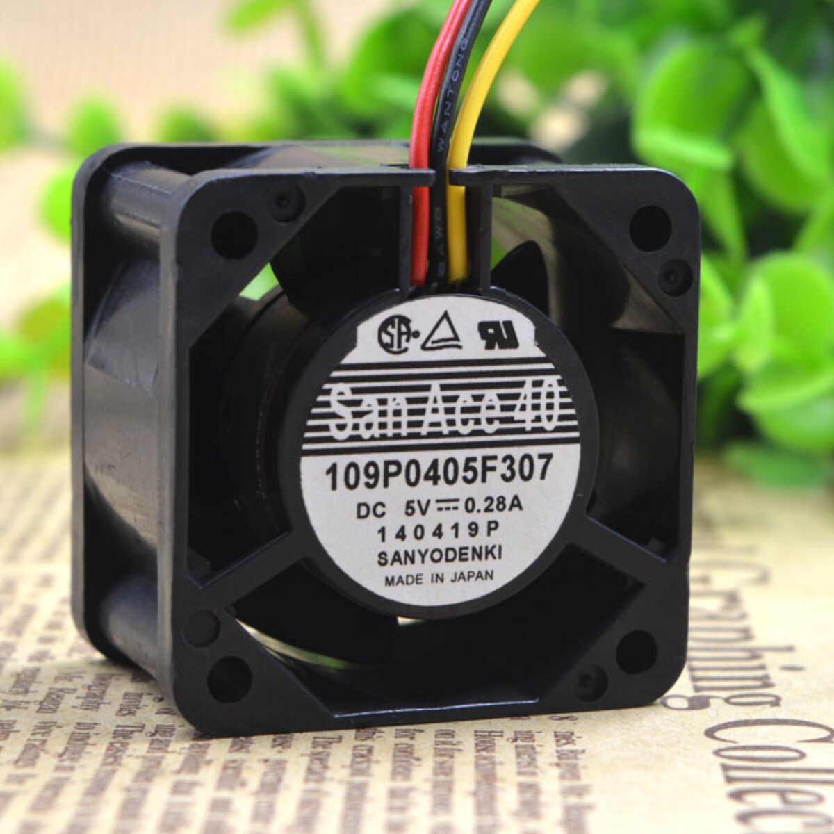 SANYO 109P0405F307 5V 0.28A 4028 4CM Chassis Cooling Industrial Fan Micro