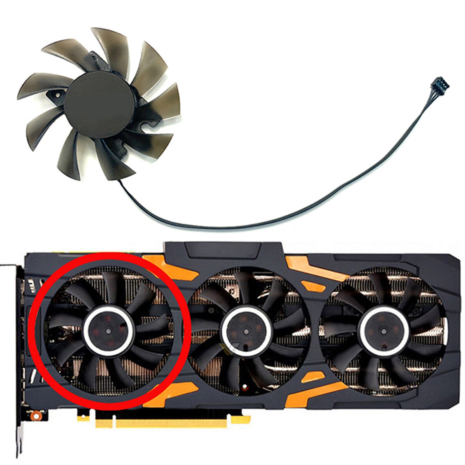 For INNO3D RTX2070S 2080 2080S 2080ti Graphics Card Fan CF-12815S Accessories