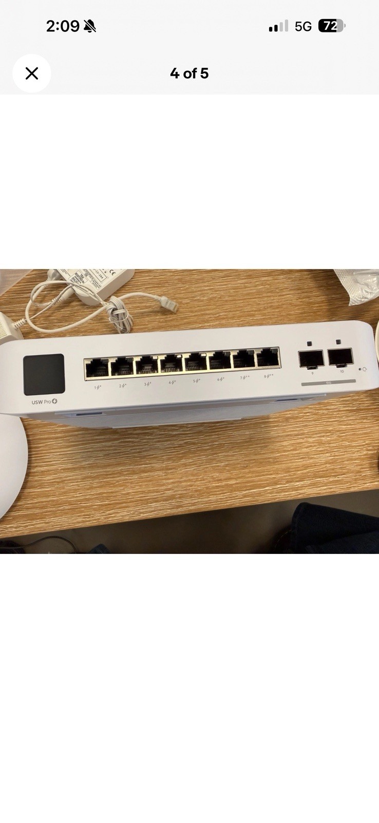 Ubiquiti UniFi USW-Pro-8-PoE 8-Port Layer 3 PoE++ Switch 10G SFP+ 120W