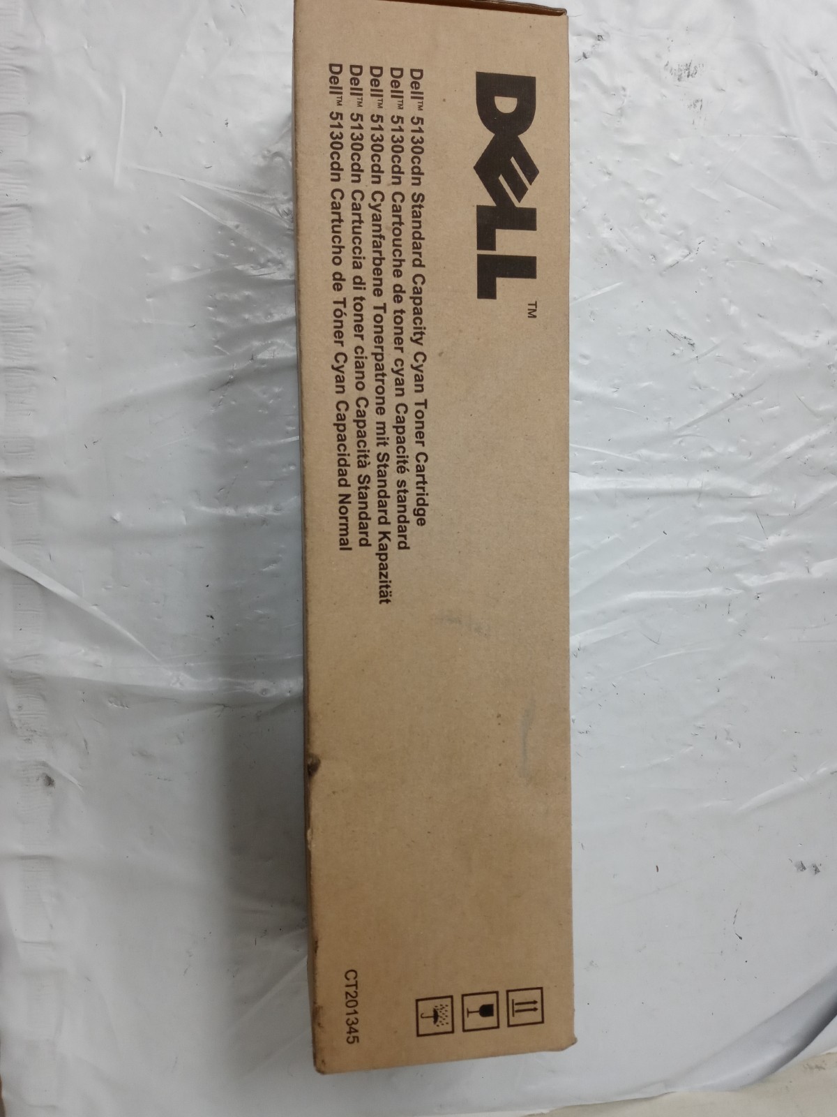 New Genuine OEM Dell 5130CDN Cyan Toner DATE EXPIRED