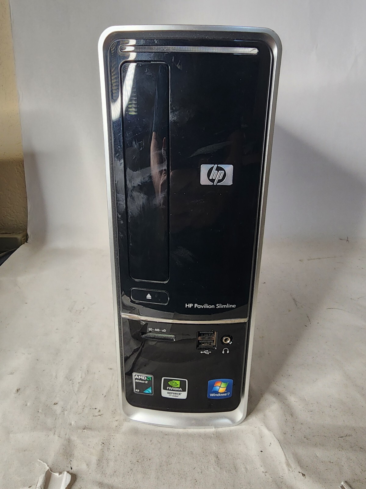 hp pavilion slimline s5310f Amd Athlon X2 250 4gb Ram 640gb Hdd Optical Win10