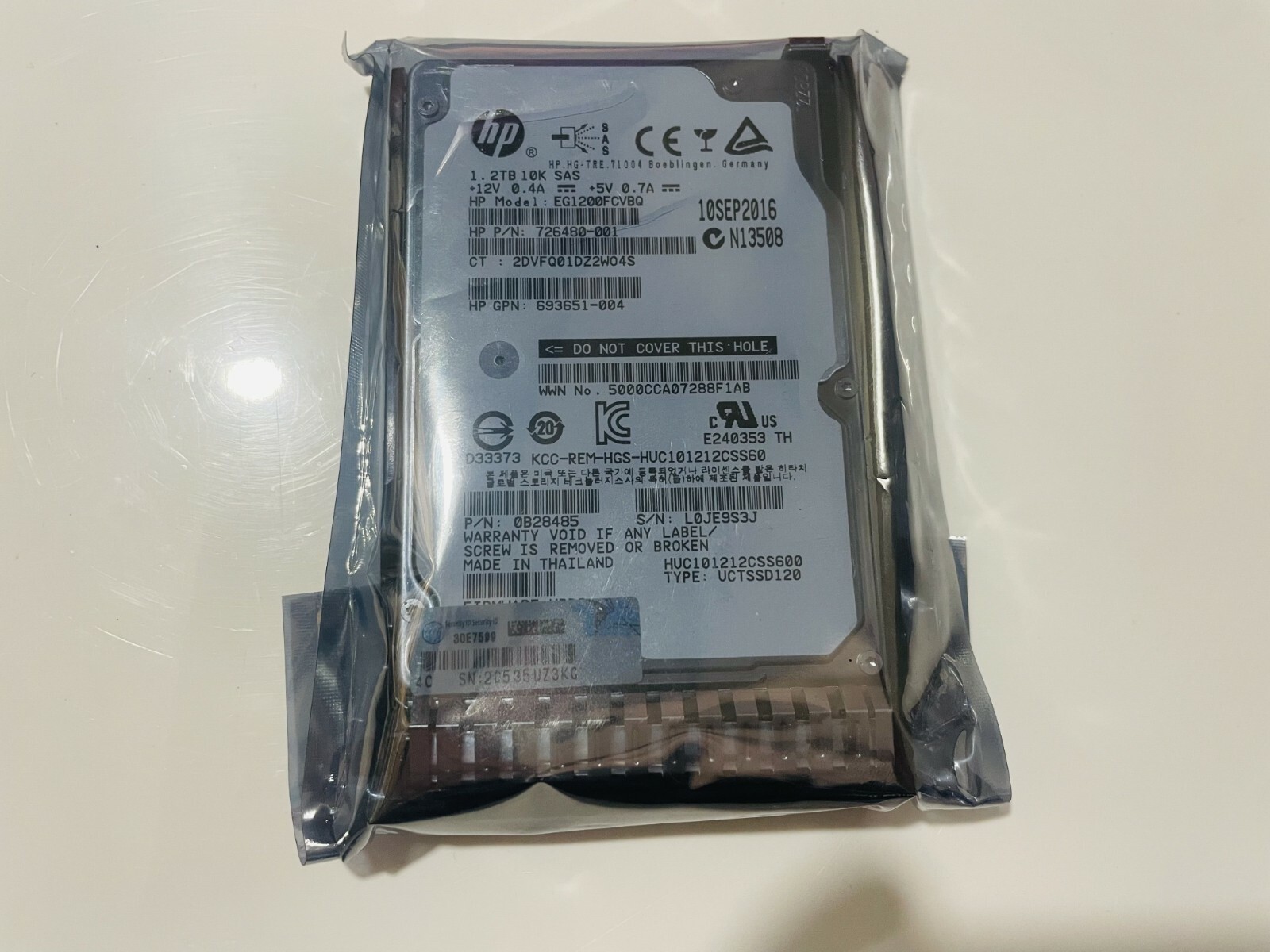 New HP 718162-B21 718159-002 718292-001 1.2TB 10K 2.5" 6G SAS DP ENT Server HDD