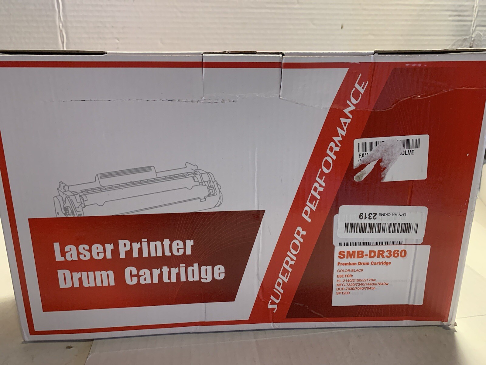 superior performance laser printer drum cartridge SMB—DR360  black 