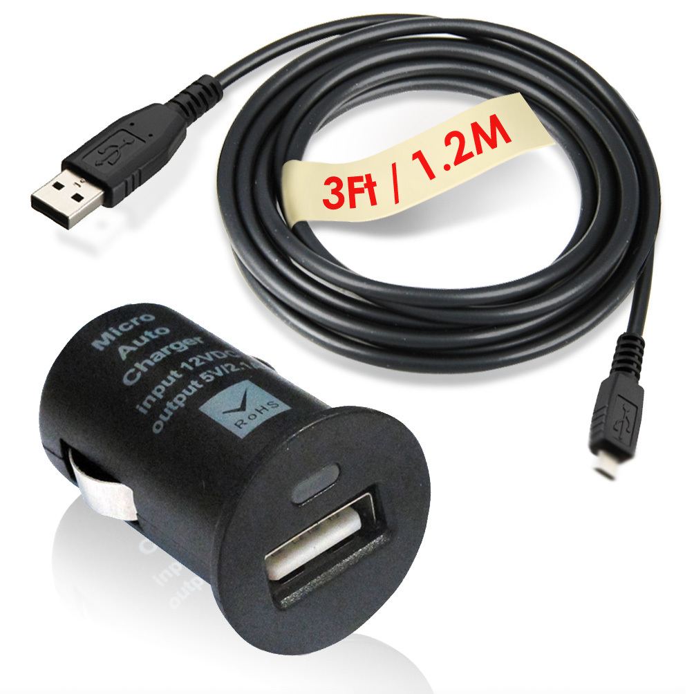 CAR Charger kit for Logitech UE Mobile Boombox Bluetooth Speaker Speakerphone, B