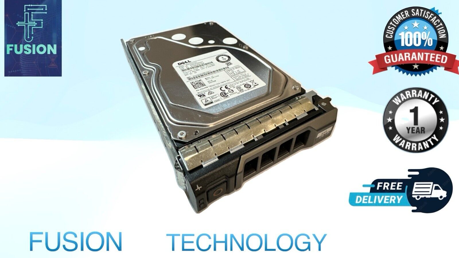 Dell 3C46W 1TB 7.2K SATA Hard Disk Drive With Tray For DELL Poweredge Server