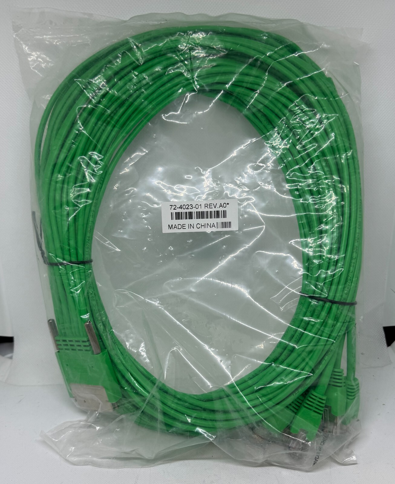 GENUINE CISCO CAB-HD8-ASYNC 72-4023-01 10FT HIGH DENSITY CABLE GREEN VHDCI MALE