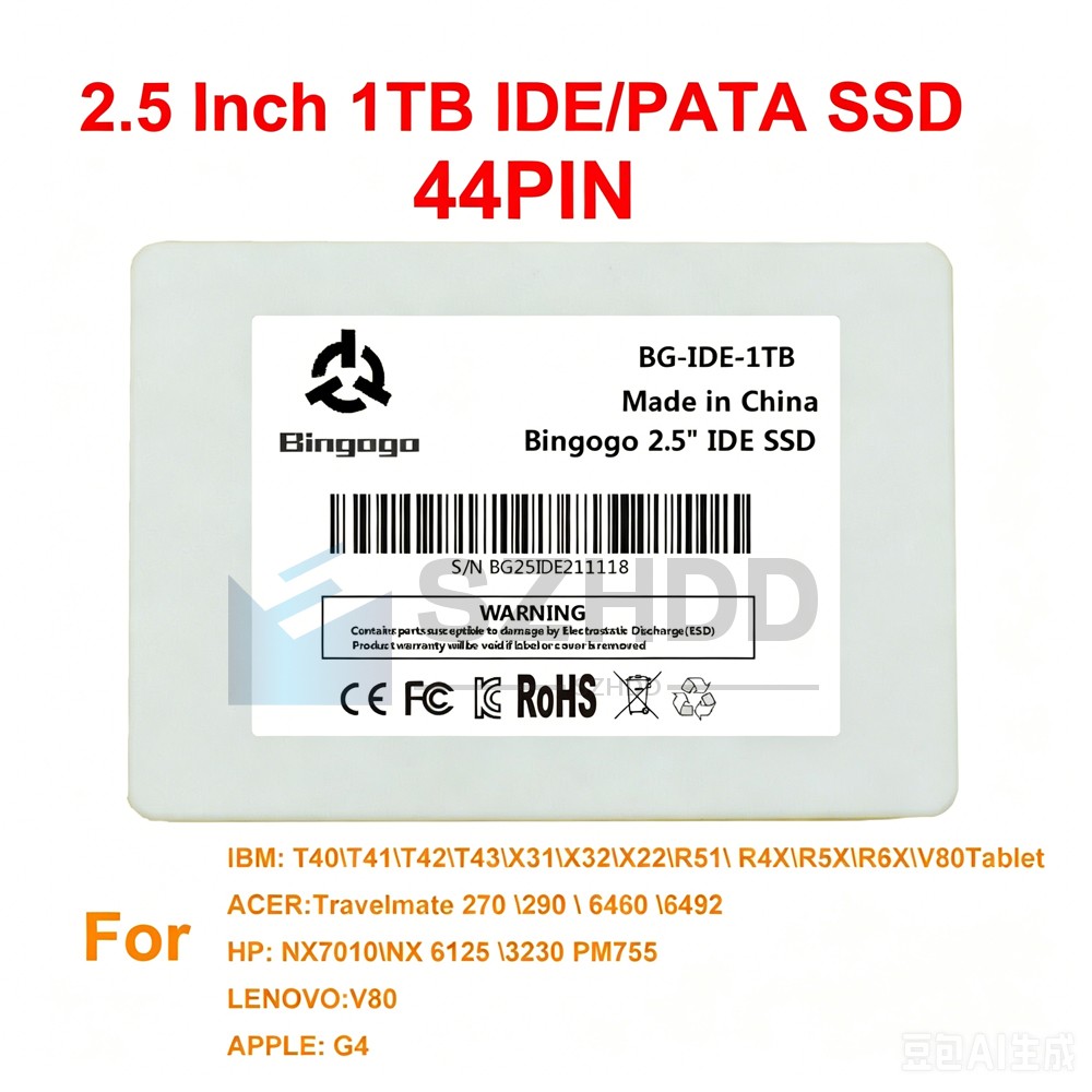 1TB PATA IDE SSD Replace 2.5 Inch IDE Hard Drive For IBM HP ACER APPLE Laptop