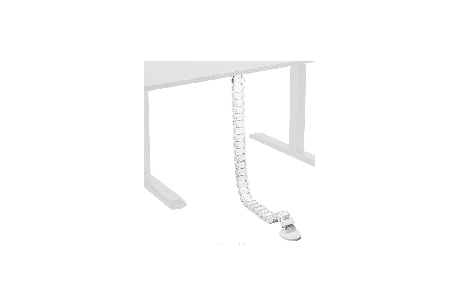 VIVO Vertebrae Cable Management Kit White, DESK-AC01C-W