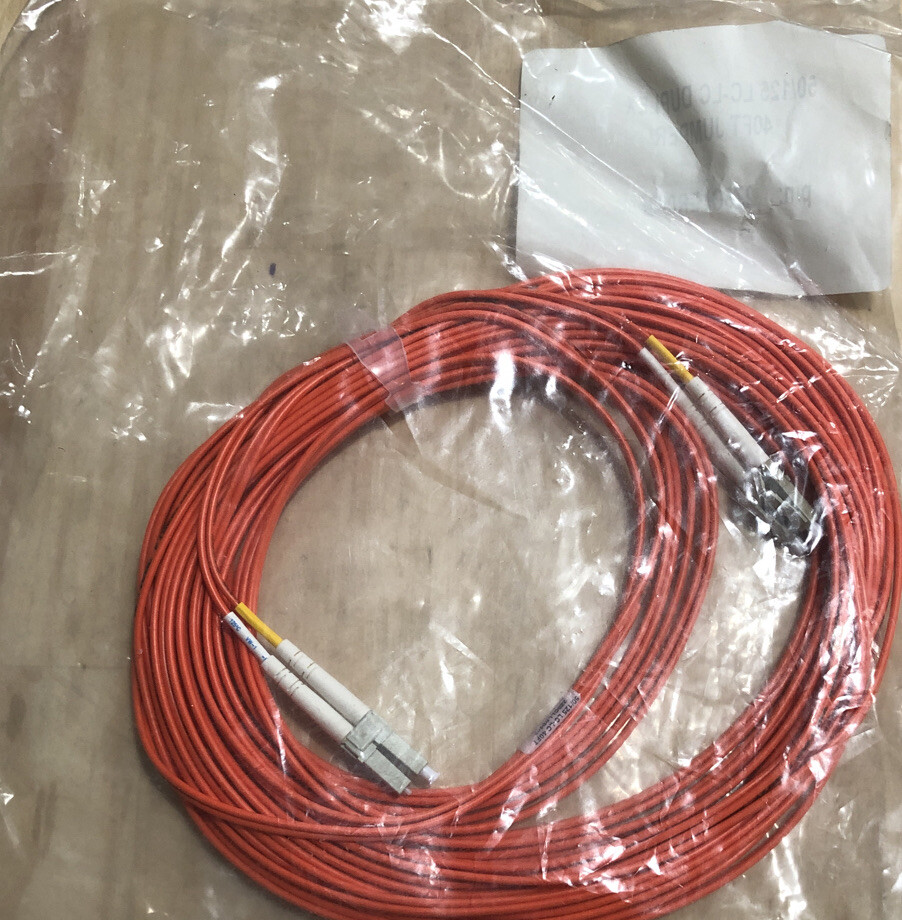 NEW 50/125 LC-LC Duplex 40FT Jumper Fiber Patch Cable Orange. | New Lower Price