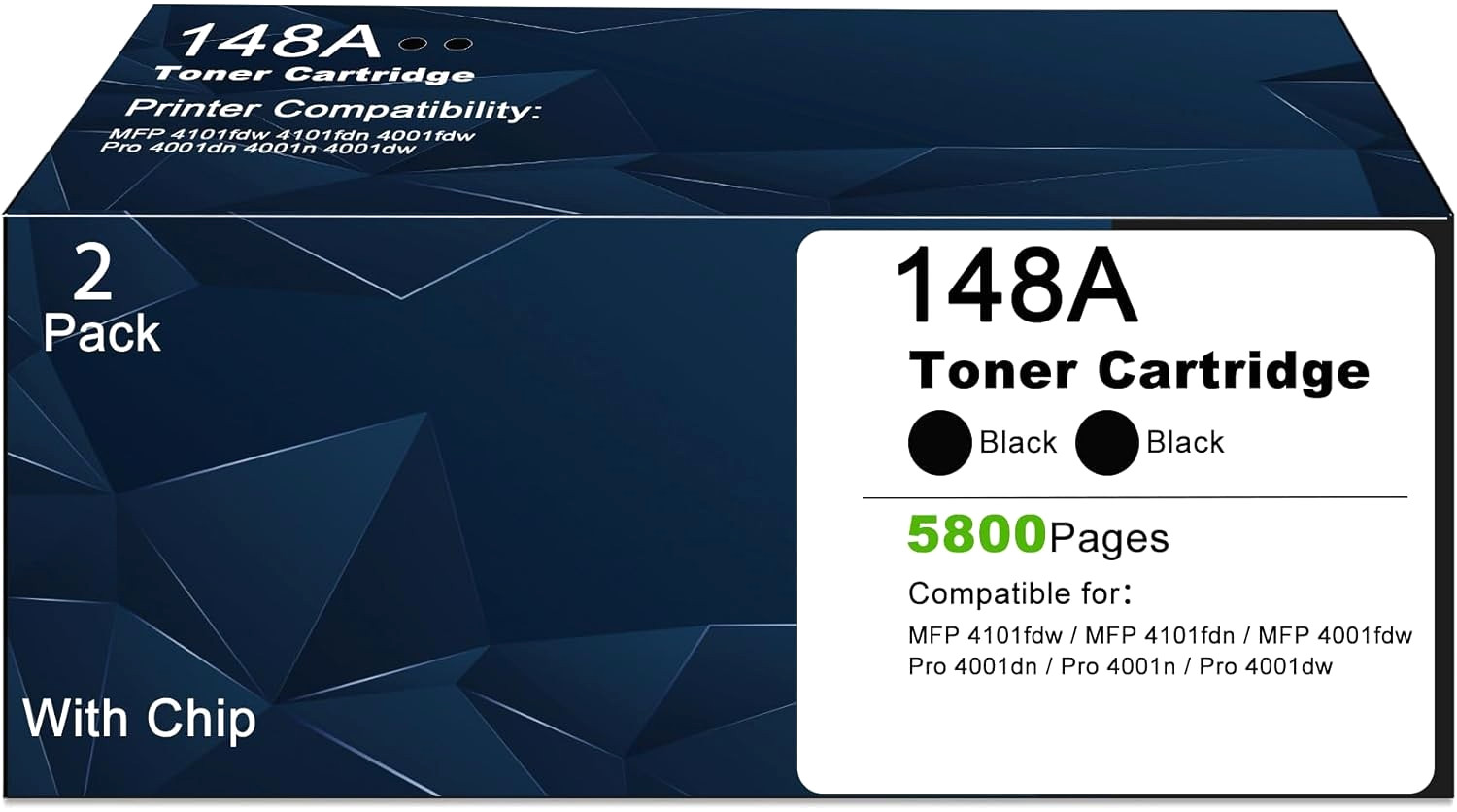 Toner Cartridges for HP 148A W1480A / W1480X LaserJet Pro 4001 & MFP 4101 Series