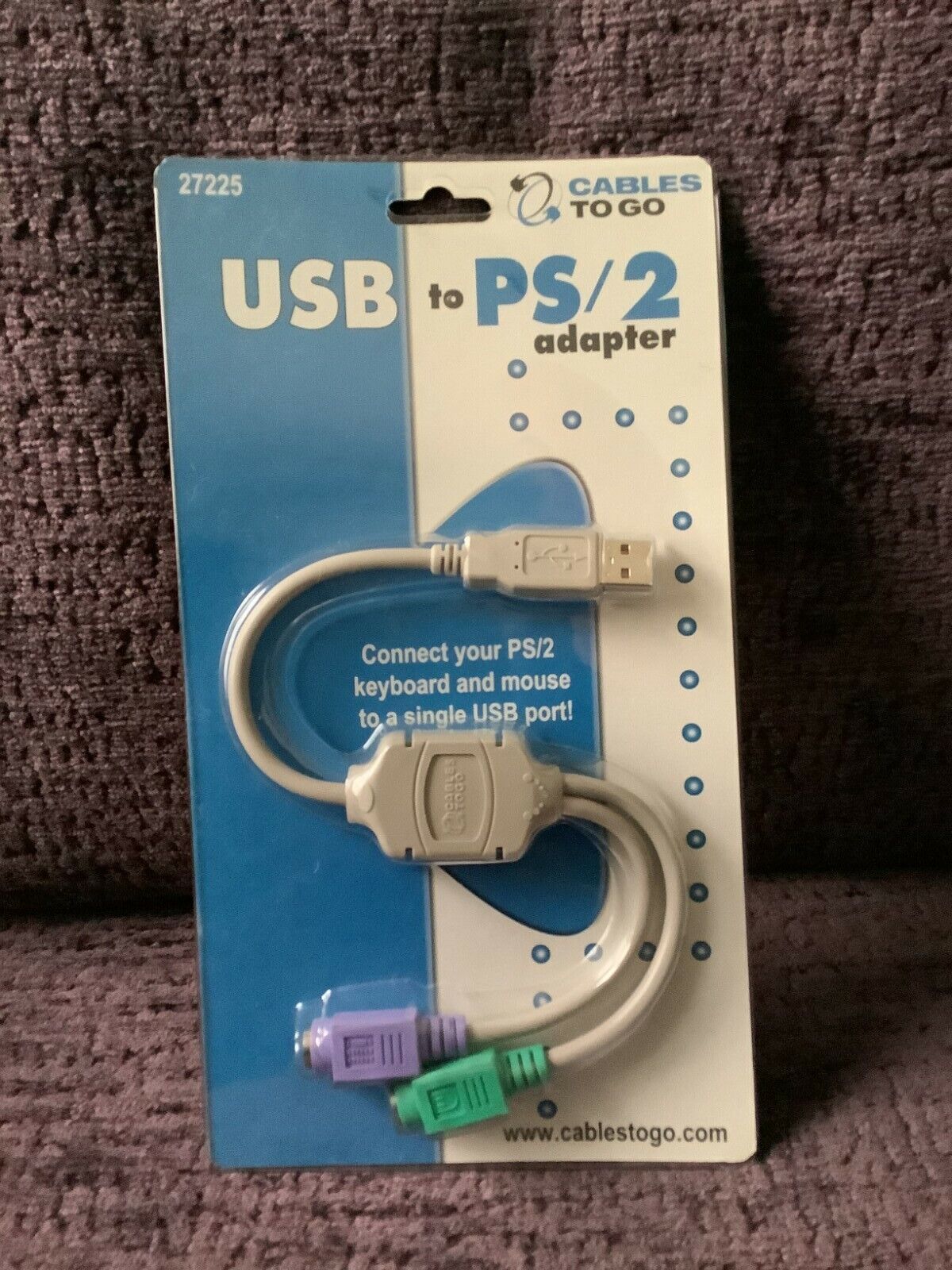 Cables to Go -- USB to PS/2 Adapter Model# 27225 (Brand New) 