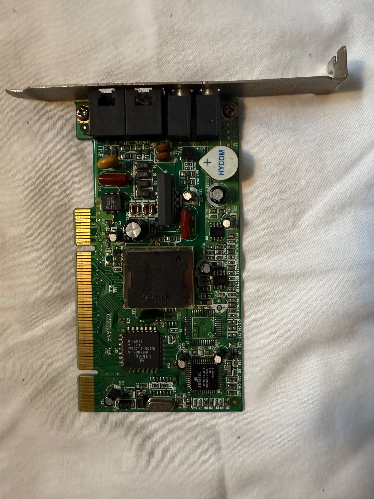 Jaton WinComm II 56K PCI Voice Modem - Ambient Chipset - V.90 Fax Modem 62220AV4