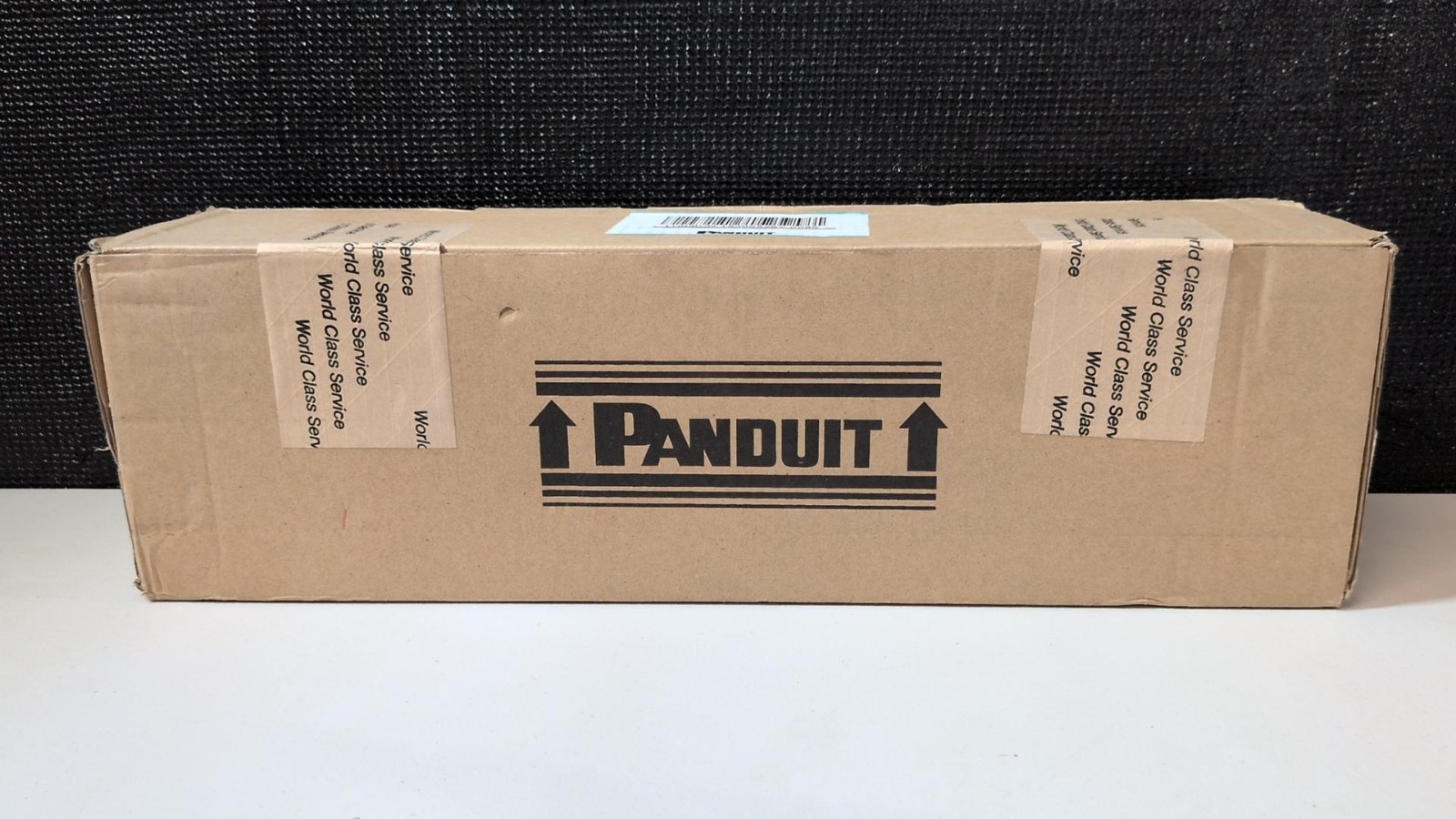 Box of 10pcs - Panduit Fiber Patch Panel Flat 1RU Black CFAPPBL1