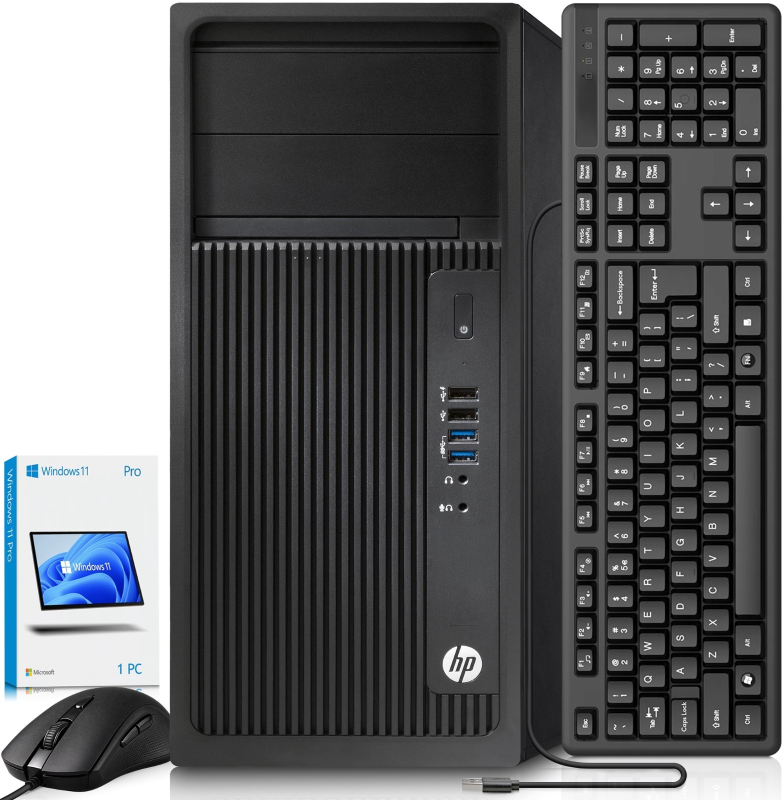 HP Z240 Tower Workstation PC Intel i5-6th 8GB RAM 256GB SSD Built-in WiFi Win 11