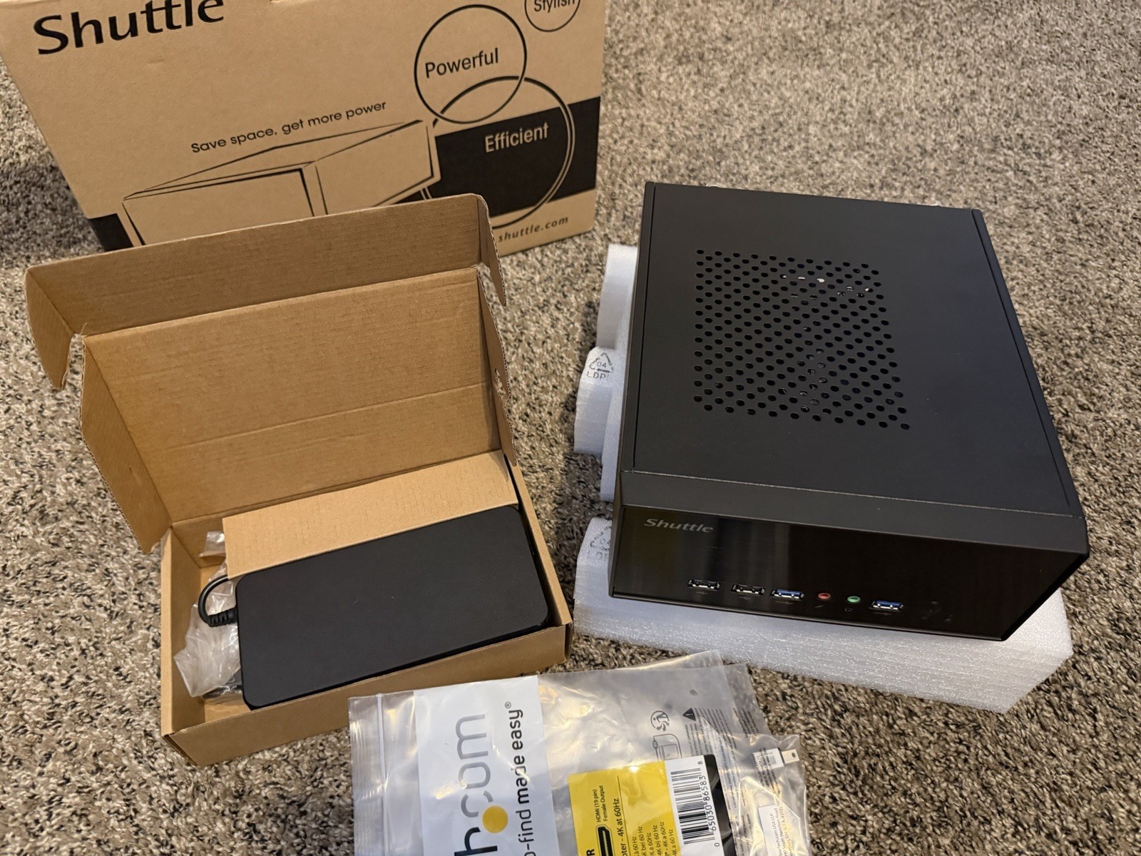 NEW Shuttle XH610G2 Mini Workstation | i3-12100 | 32GB DDR5 | RTX A1000 WIN 11 P