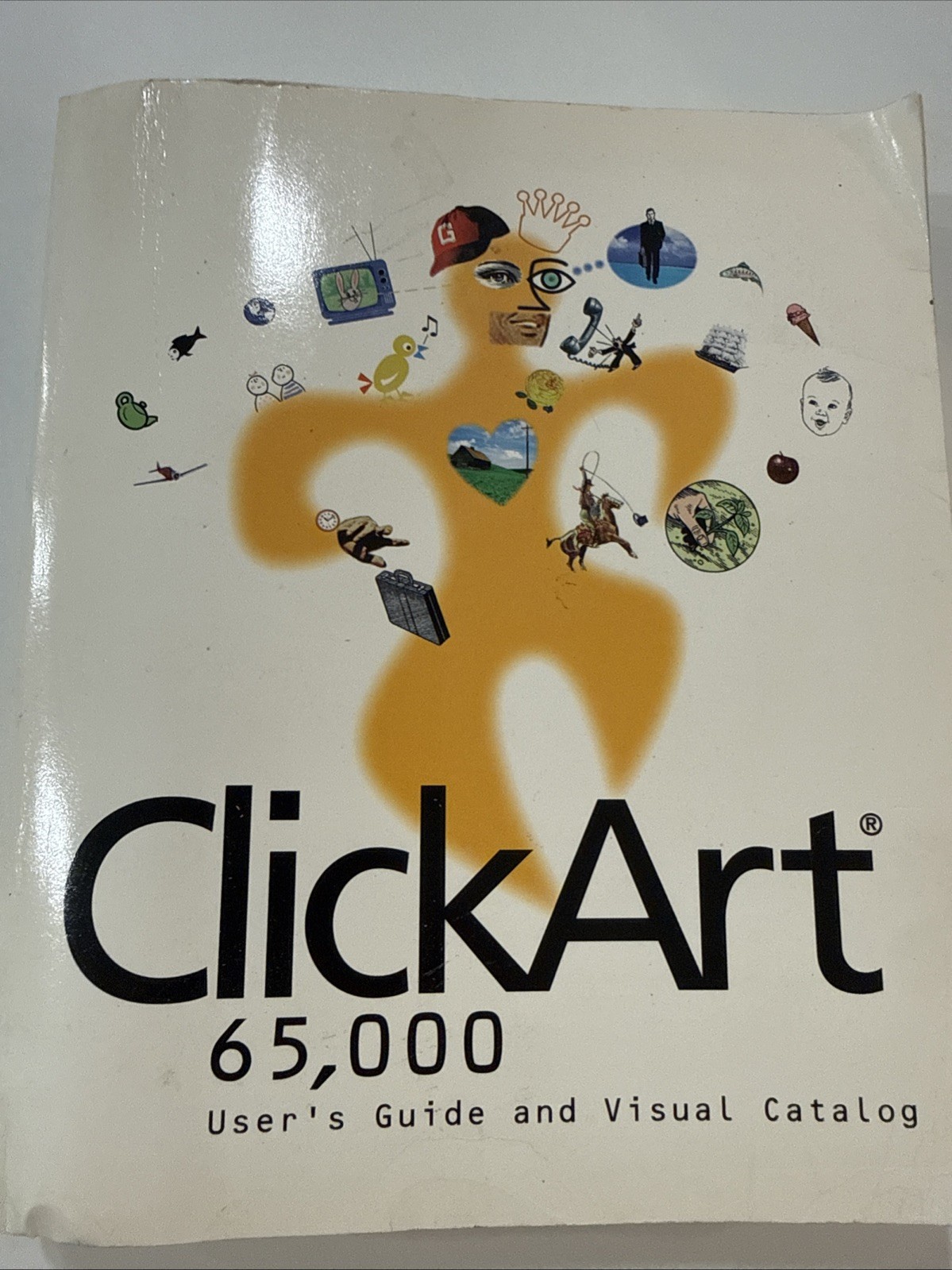 Broderbund ClickArt 65000 User's Guide And Visual Catalog Unopened Software