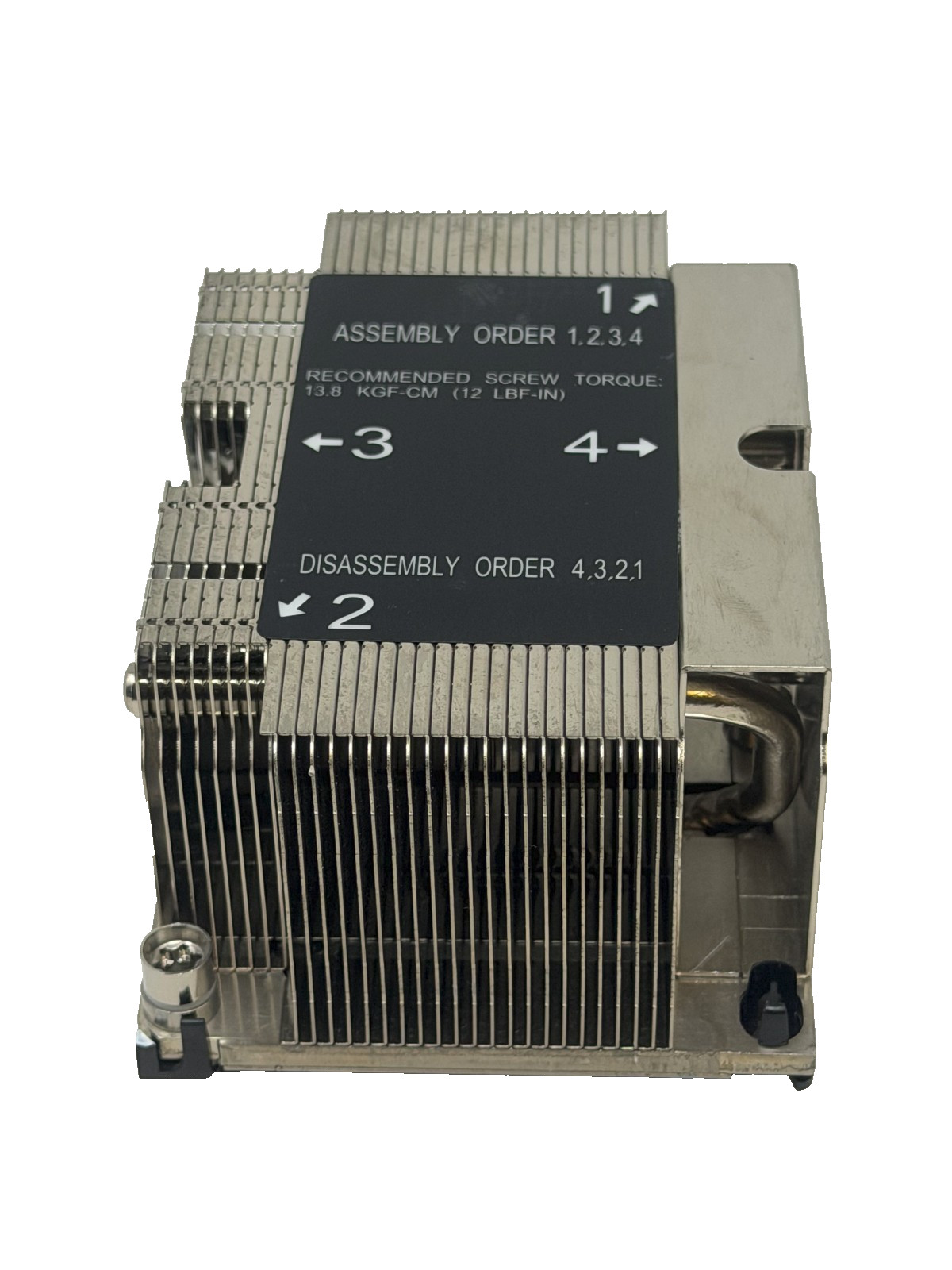 Supermicro SNK-P0069PSC 1.5U 50-mm Tall Passive HS w/side CH., X11 2U Node Twin