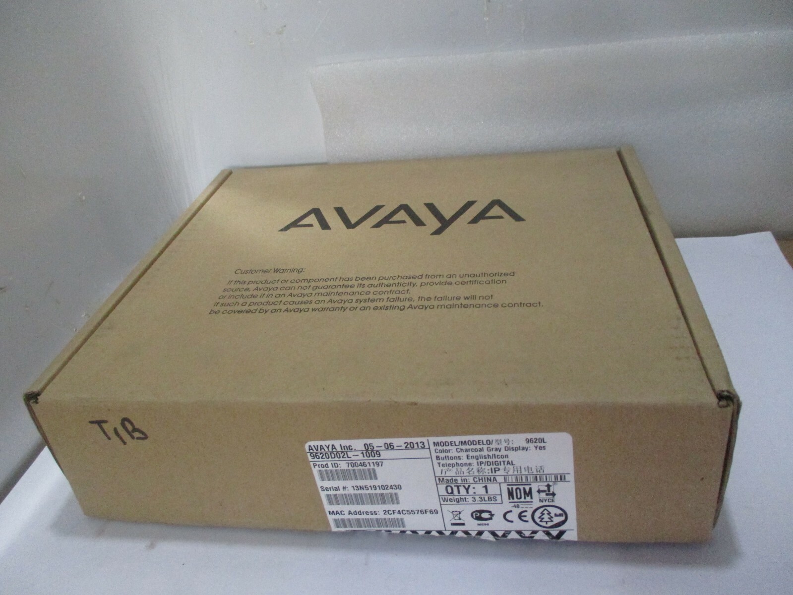 Avaya 9620L 9620D02L-1009 700461197 IP VOIP Business Office Phones