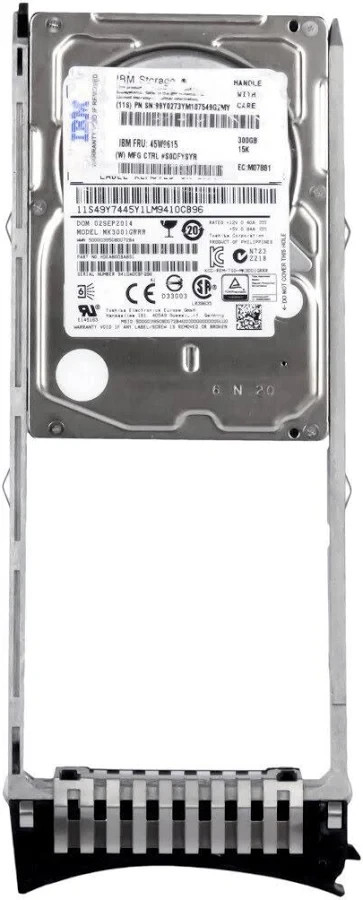 IBM 45W9615 300GB 15K SAS HDD 2.5" Hard Drives 9zz066-039 st9300553ss HDD