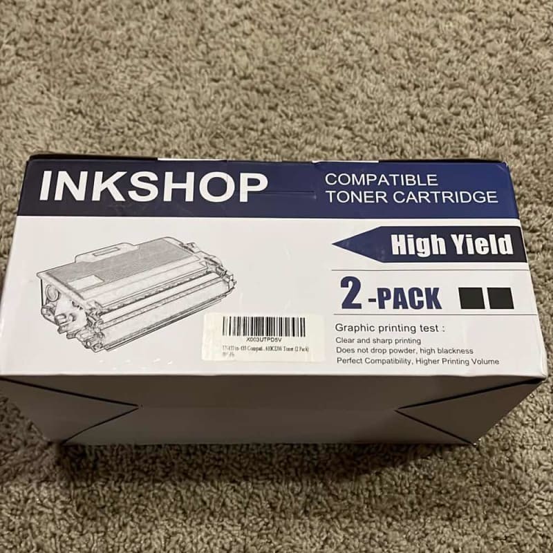 2A InkShop Compatible TN820 Black High Yield Toner Cartridge 1 Cartridge 