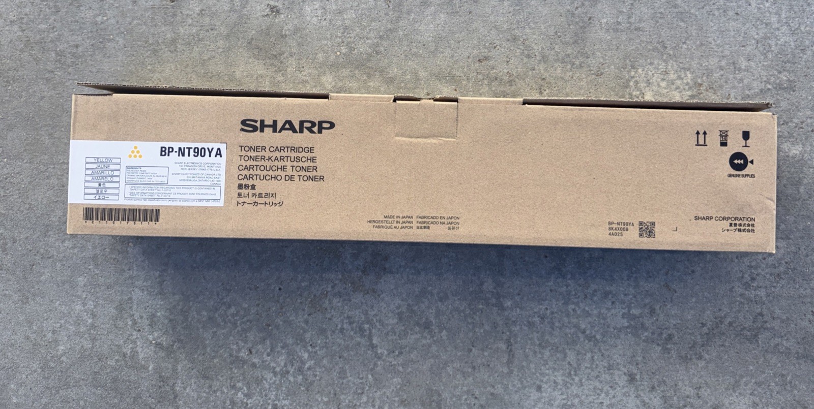 Genuine SHARP BP-NT90 Toner BP-NT90YA
