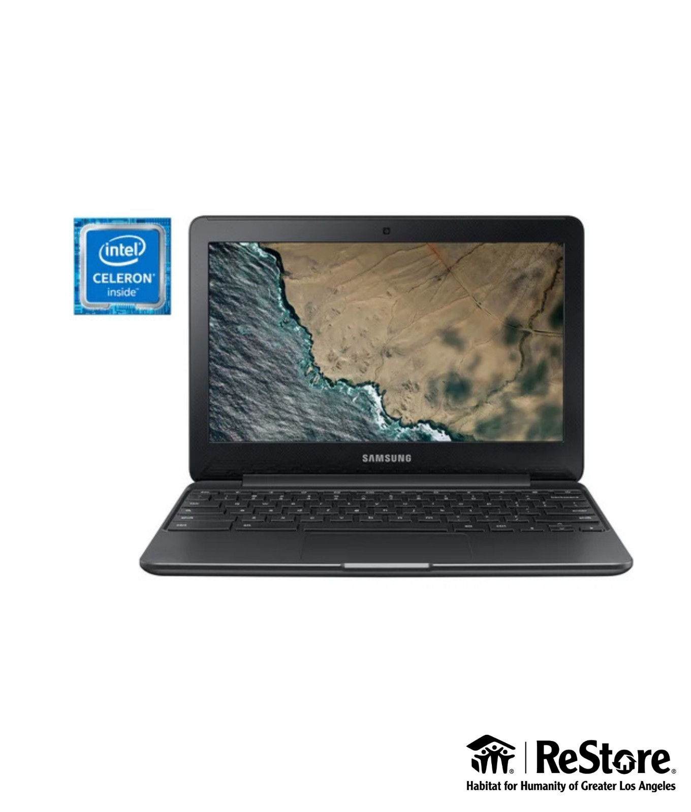 Samsung ChromeBook 3 11.6" (16 GB, Intel Celeron, 1.60 GHz, 4 GB) Laptop - Black
