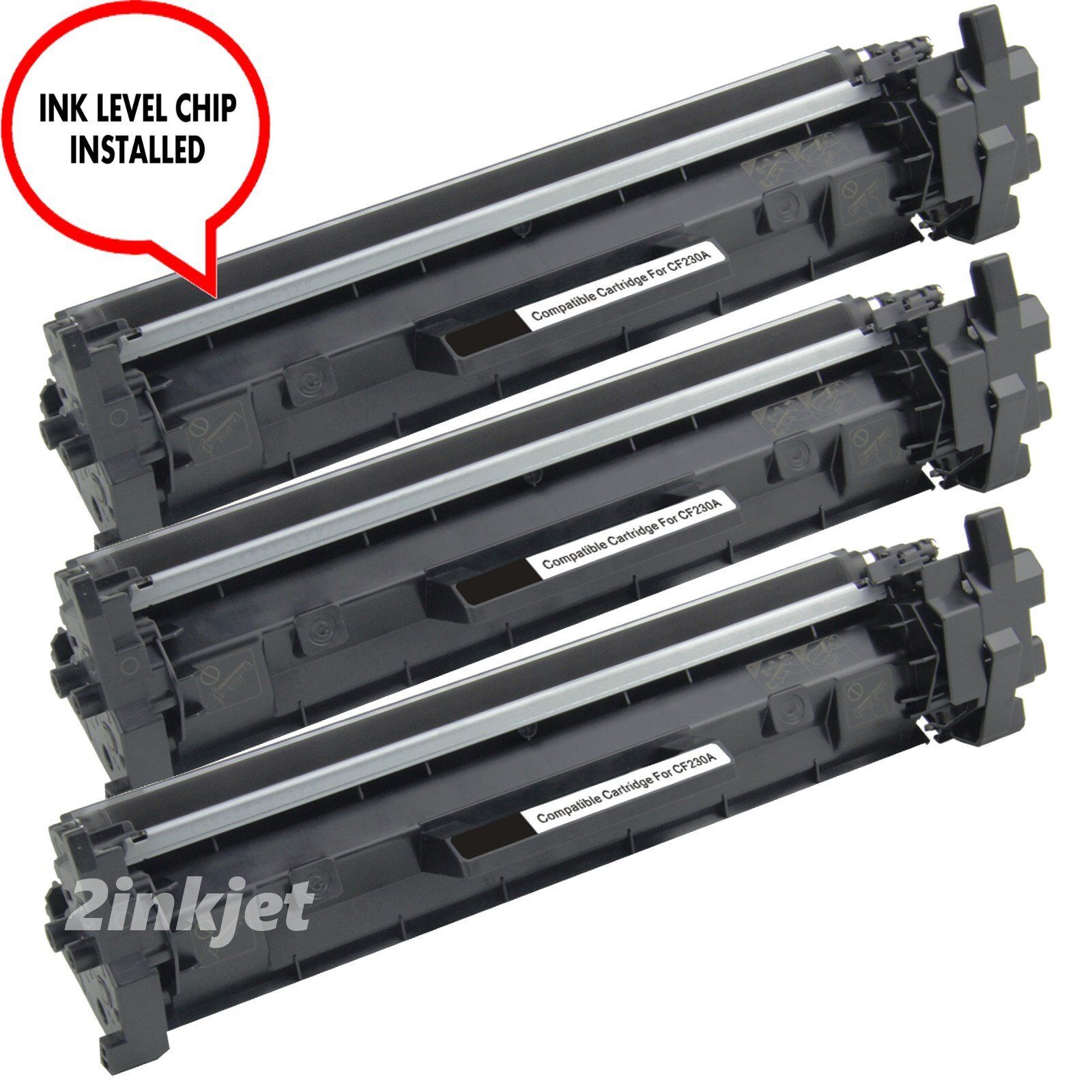 3pk CF230A Toner Cartridge For HP 30A LaserJet Pro M203dw M203dn M227fdn M227fdw