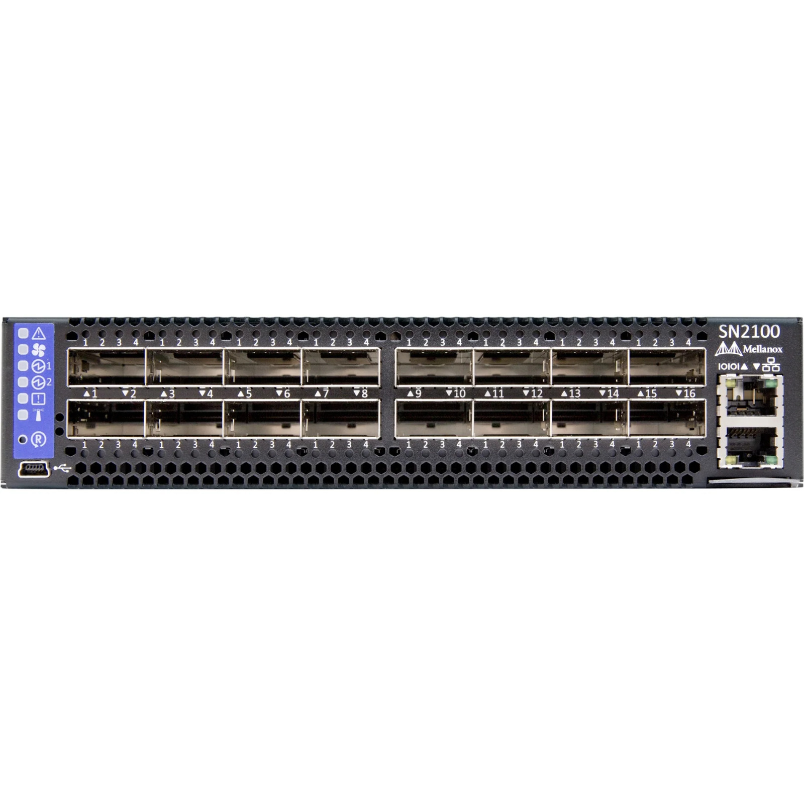 NVIDIA Mellanox SN2100 16-Port 100GbE Ethernet Switch MSN2100-CB2FC