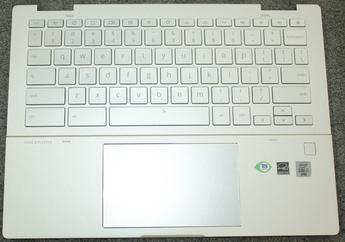 Genuine HP Elite C1030 Palmrest with Keyboard + Touchpad Speakers 4F0GFTATP00