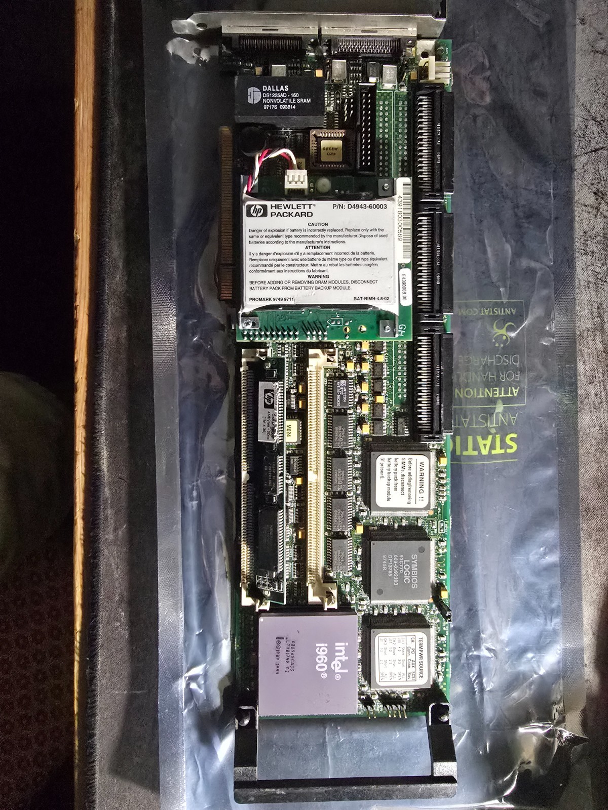 HP NetRAID D4943-60002 D4943A SCSI RAID Controller Intel i960 